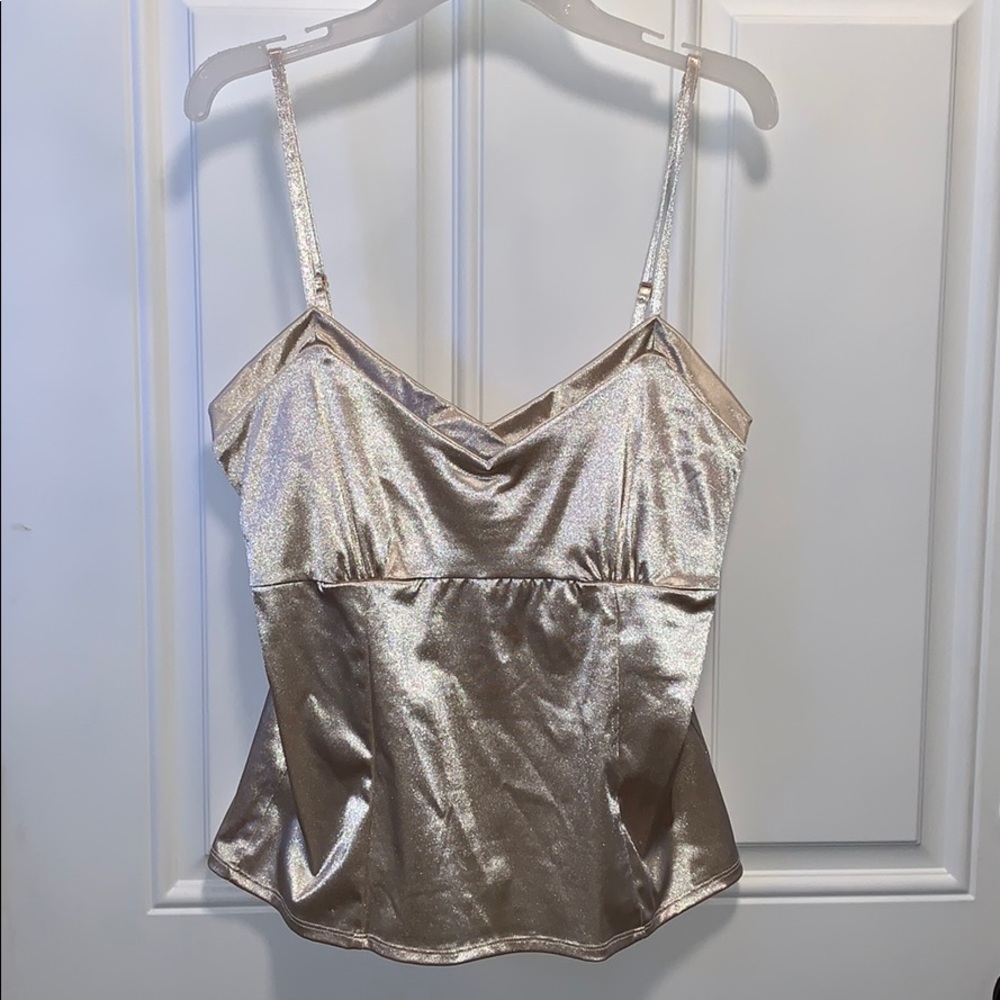 MODA international satin top